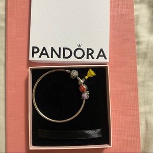 Pandora beauty and the beast charm bracelet